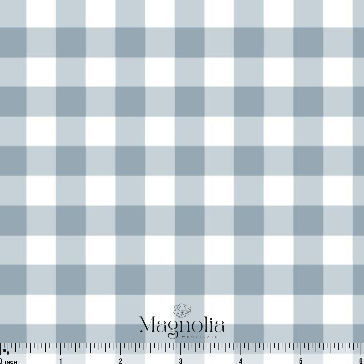 Seaside Gingham Morning Mist | Reign Rib Knit