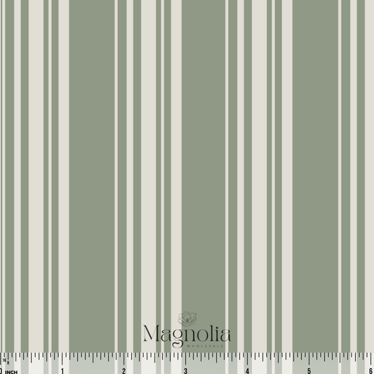 Harbor Pinstripe Sage | Reign Rib Knit