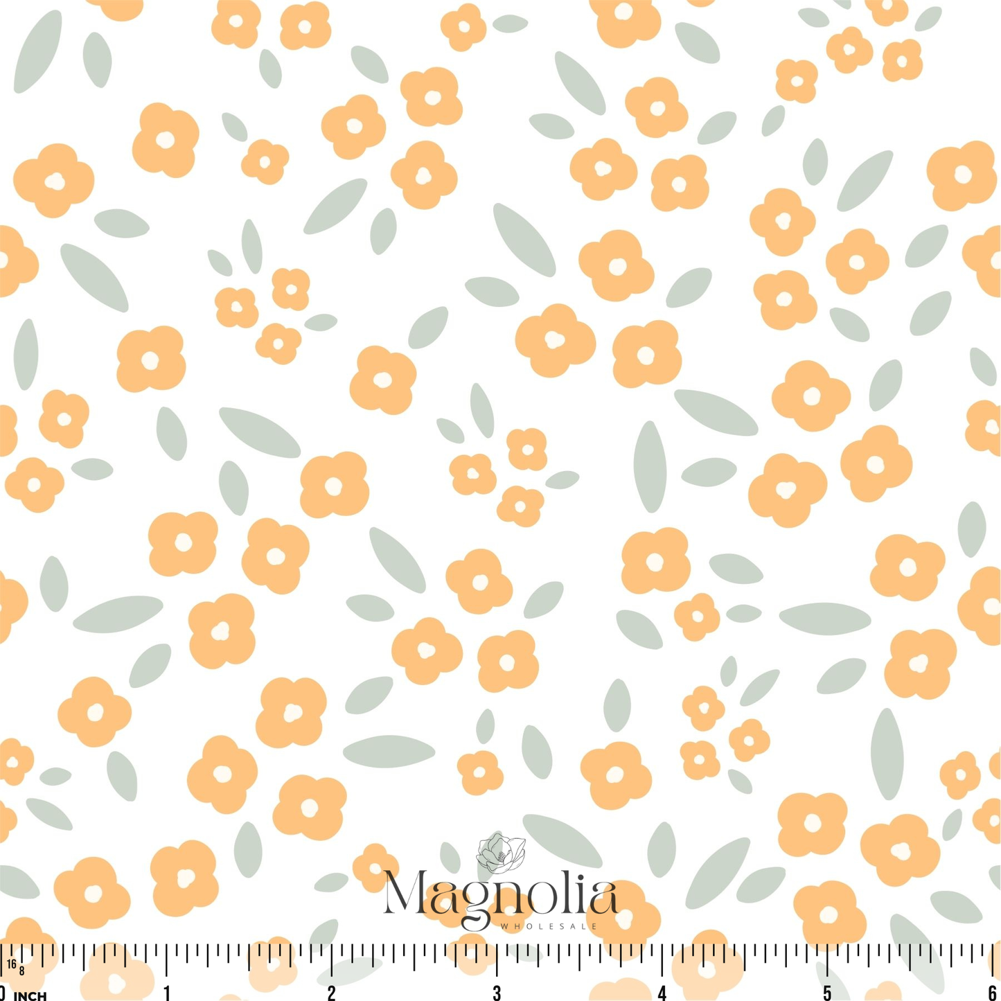 Petite Blooms Neutral | Cotton Linen