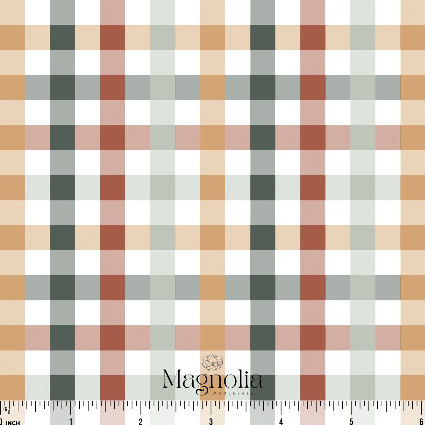 Harvest Gingham | Reign Rib Knit