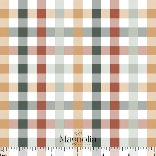Harvest Gingham | Reign Rib Knit