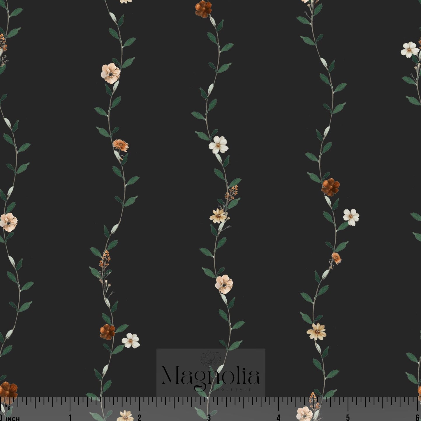 Vintage Vines Charcoal | Pineskin