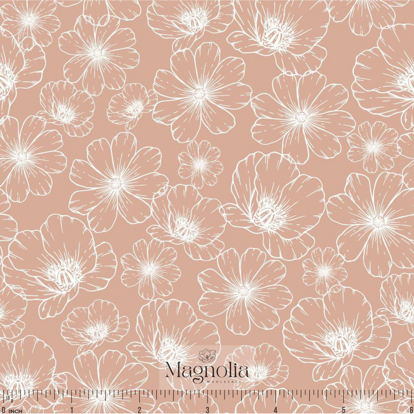Serene Blooms Dusty Rose | Reign Rib Knit