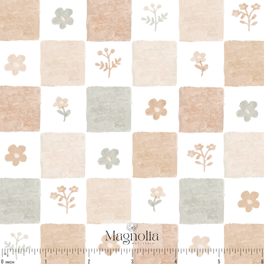 Painted Patchwork Neutral | Reign Rib Knit