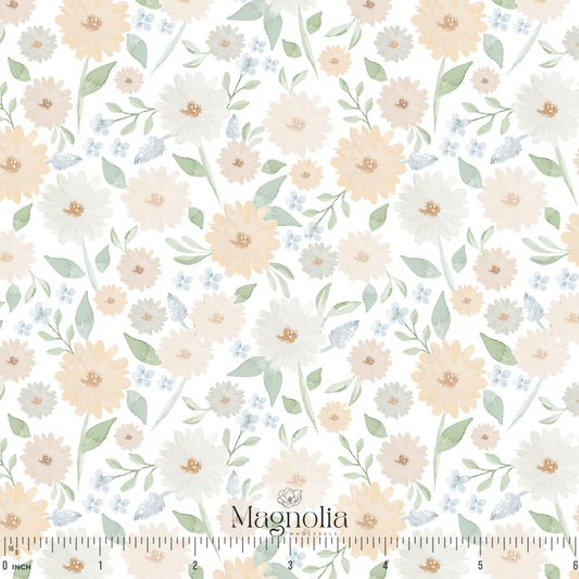 Muted Meadow White | Reign Rib Knit