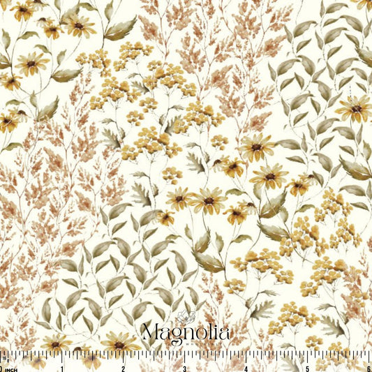 Wheatfield Whimsy Cream | Poly Crepe