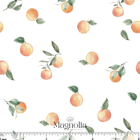 Orange Bliss | Swiss Dot Knit