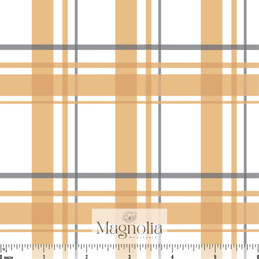 Golden Harvest Plaid | Reign Rib Knit