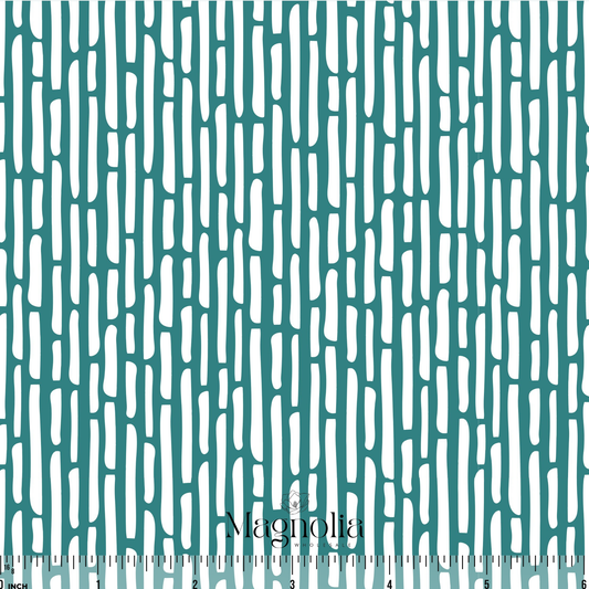 Refined Stripes Teal | Reign Rib Knit