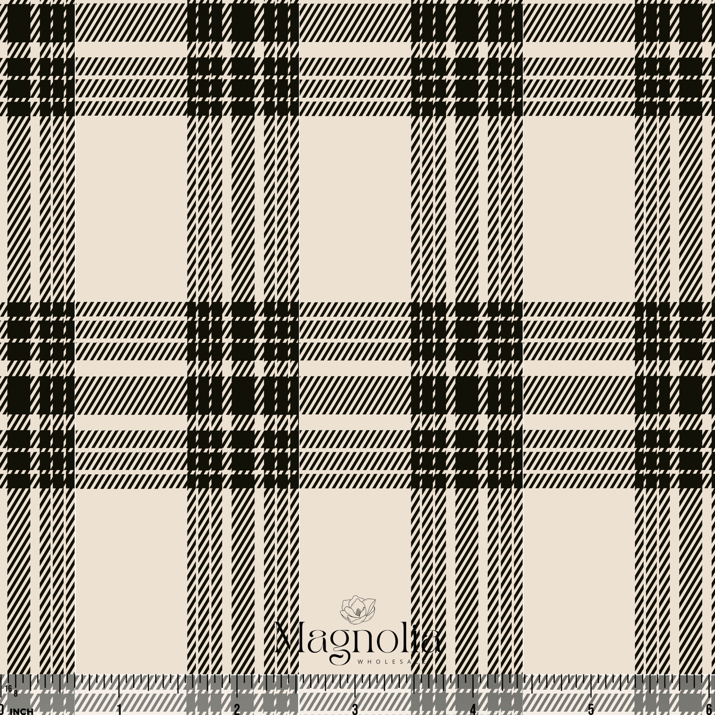 Country Christmas Plaid Black | Reign Rib Knit