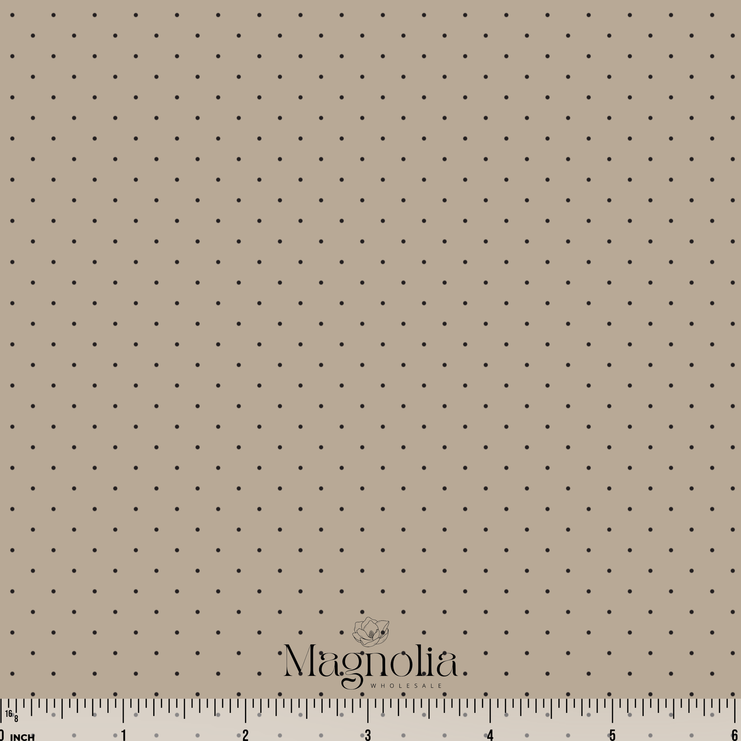 Vintage Dots Mushroom | Poly Crepe