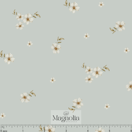 Dainty Blossoms Sea Mist | Pineskin