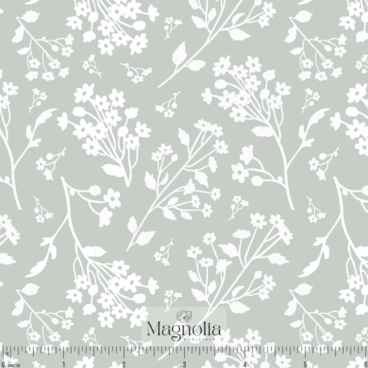 Delicate Whisper Sage | Swiss Dot Knit