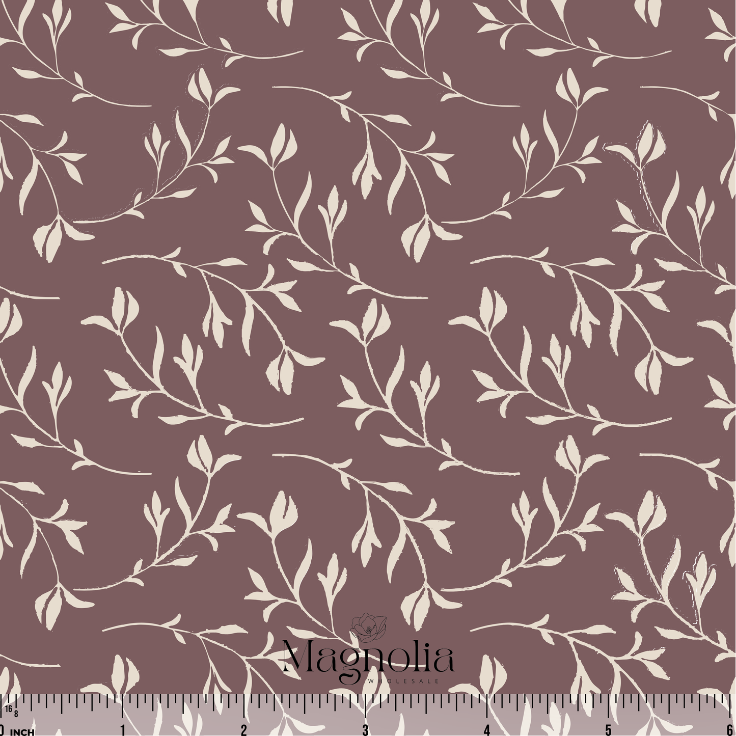 Ivory Vines Plum | Pineskin