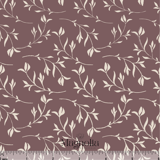Ivory Vines Plum | Pineskin